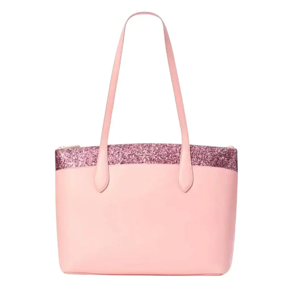 Kate Spade New York Flash Glitter Tote in Pink NWT (Style K8706)